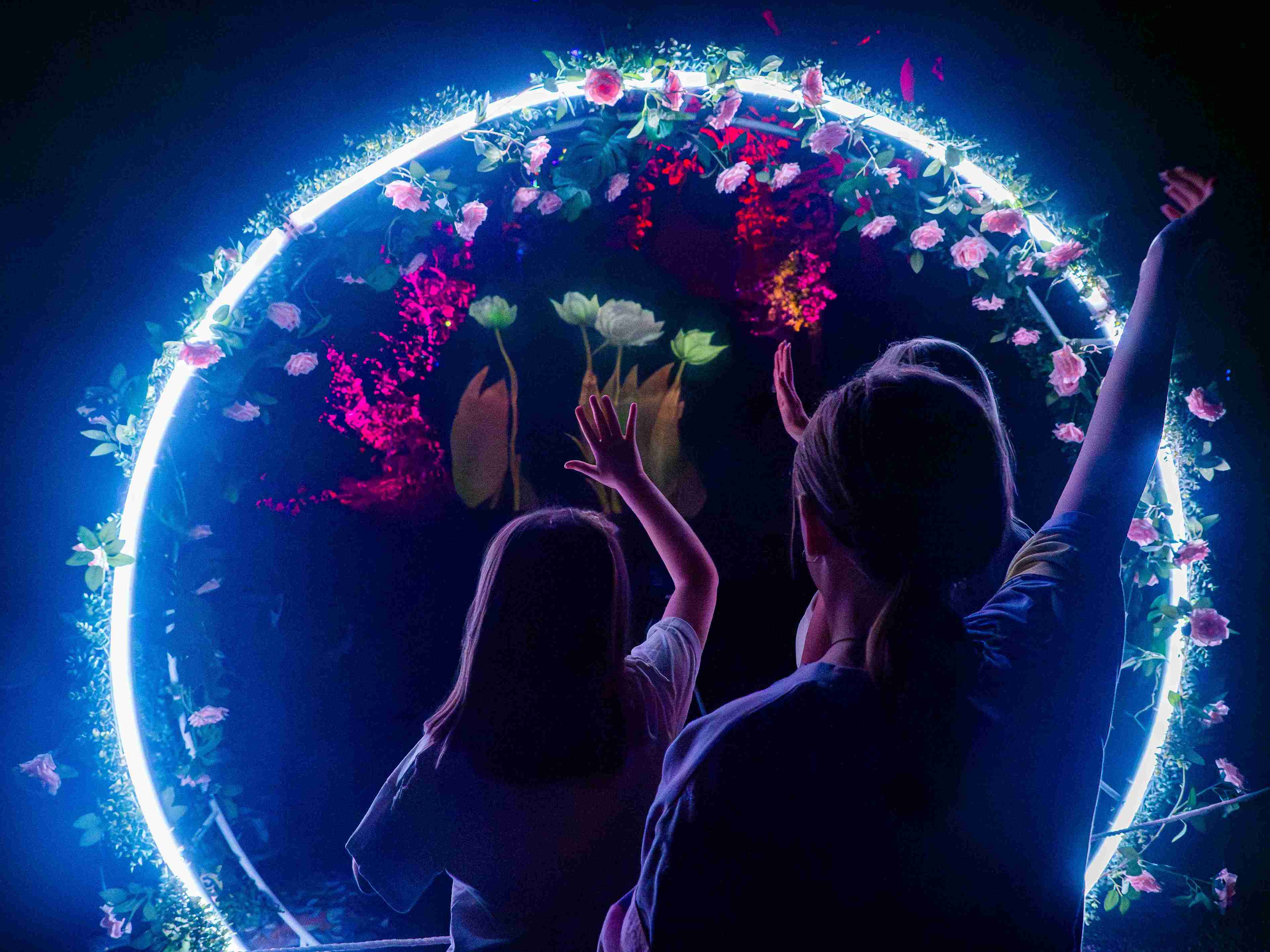 Preview of the Eclipse In Bloom illuminated night walk